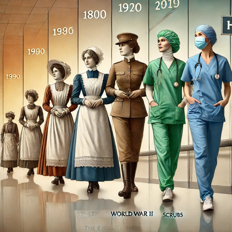 Read more about the article The Evolution of Nurses’ Uniforms and Scrubs